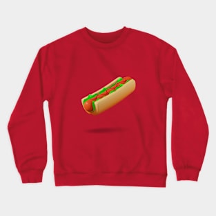 3D Hot Dog Crewneck Sweatshirt